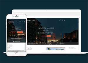 别墅物业管理公司网站模板下载 - 网创智汇