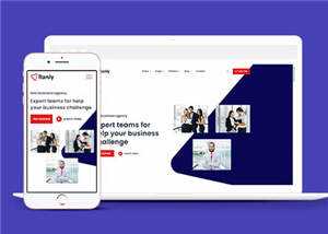 大气商业服务公司网站模板源码下载 - 网创智汇