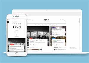 互联网科技媒体HTML网站模板 - 网创智汇