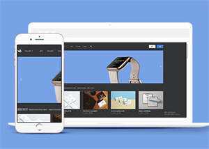 PPT素材下载类网站前端模板下载 - 网创智汇