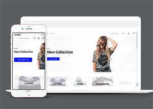 简洁高端时尚时装网店商城模板 - 网创智汇