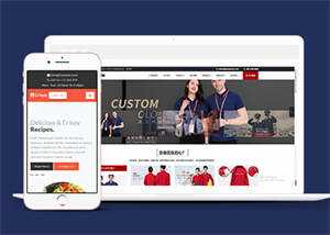 宽屏美食DIY制作网站模板下载 - 网创智汇