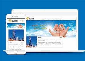 大气财富管理企业网站模板源码下载 - 网创智汇