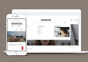 关于网上眼镜商城网站模板下载 - 网创智汇