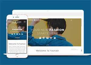 宽屏创意时尚服装网站模板下载 - 网创智汇