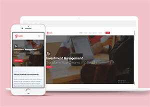 简洁投资管理公司网站模板下载 - 网创智汇