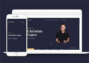 个人摄影师博客网页模板下载 - 网创智汇