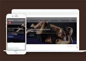 健身房加盟类企业网站模板下载 - 网创智汇