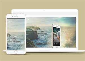 图片视差APP应用网站模板下载 - 网创智汇