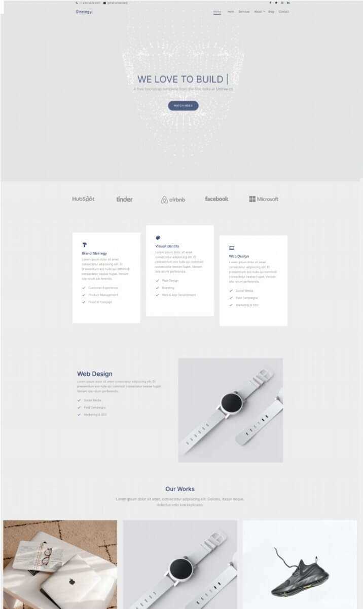 品牌视觉设计公司网站html模板 - 网创智汇