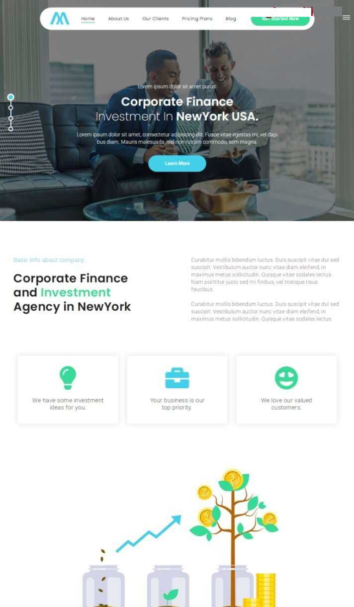 HTML5融资开发机构网站模板 - 网创智汇