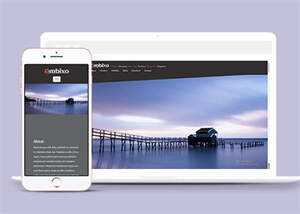简洁背景视差装修案例展示模板 - 网创智汇
