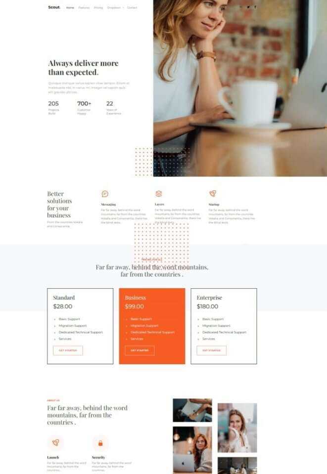 Bootstrap商务咨询服务公司网站HTML模板 - 网创智汇