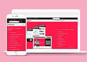 宽屏国外别墅类销售网站模板 - 网创智汇