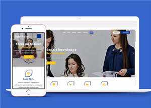 职业管理服务HTML网站模板下载 - 网创智汇