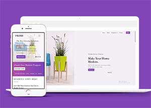 紫色家居装饰公司网站模板下载 - 网创智汇