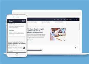 简约品牌网络商务营销网站html模板下载 - 网创智汇