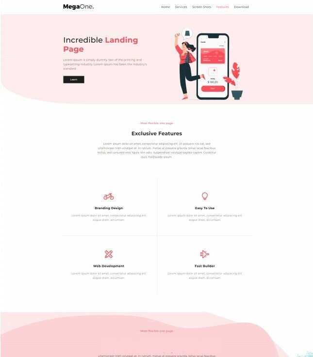 APP登录界面设计服务公司网站html模板 - 网创智汇