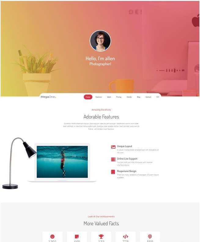 响应式个人简历作品展示网页模板 - 网创智汇