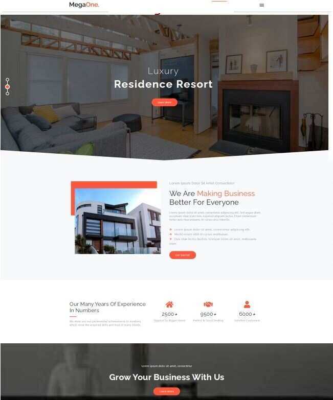 地产代理服务公司HTML5网站模板 - 网创智汇