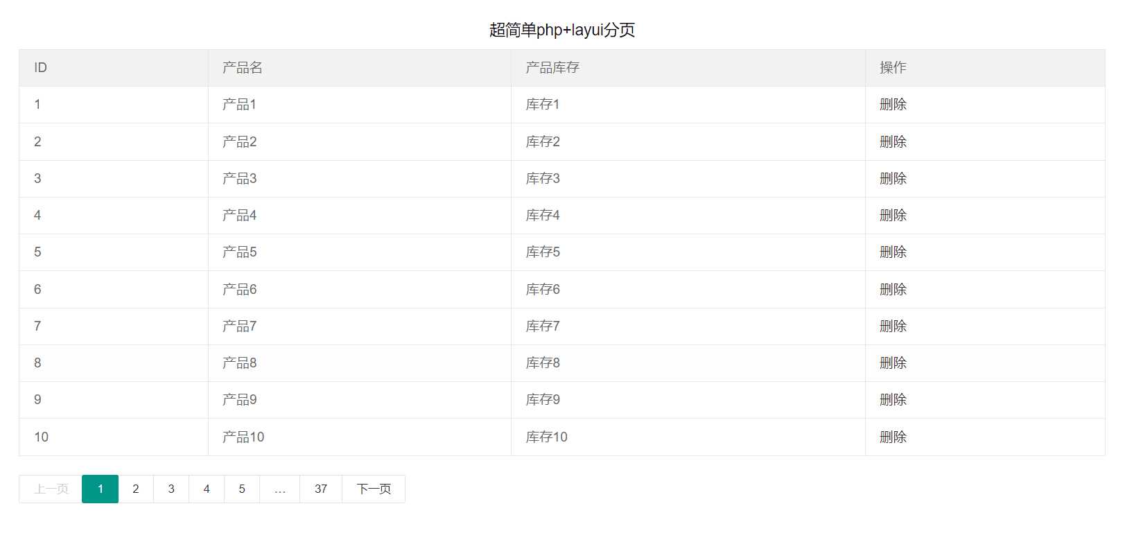 php7+layui超简单分页 - 网创智汇