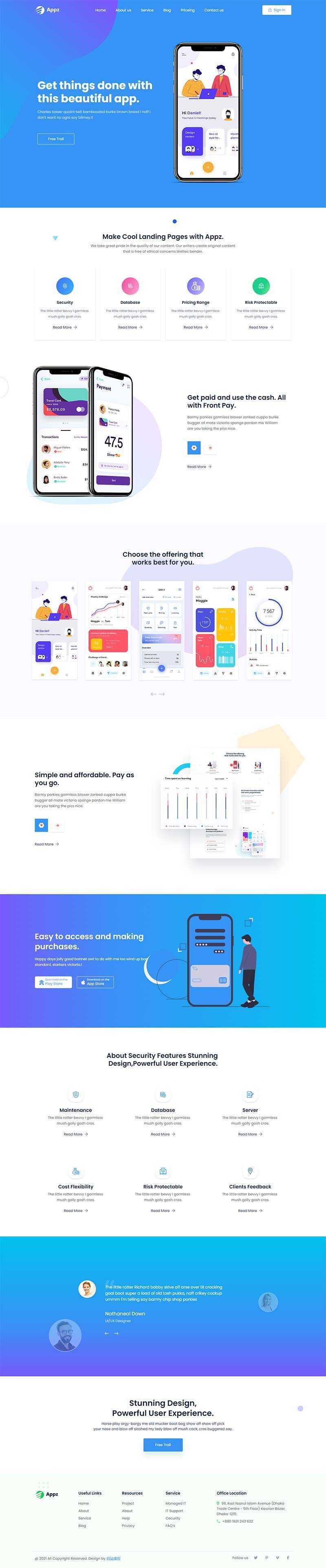 bootstrap手机app应用软件官网HTML5模板 - 网创智汇