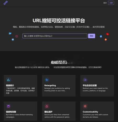 PHPShort轻量级网址缩短程序源码开心版 内含汉化包 - 网创智汇
