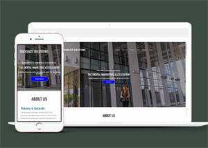 简洁数字营销类公司网站模板 - 网创智汇