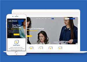 响应式公司职业管理服务HTML网页模板下载 - 网创智汇