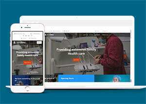 宽屏牙科诊所医疗网站模板下载 - 网创智汇