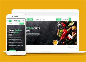 简洁生活食品电商类网站模板下载 - 网创智汇