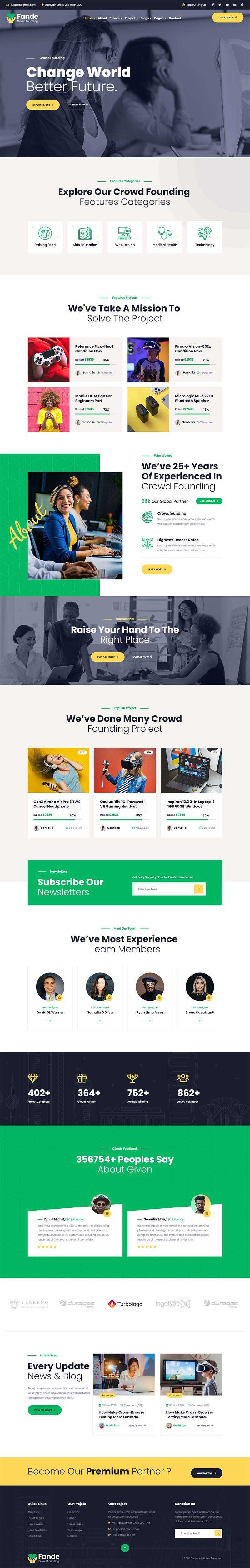 创业投资众筹平台HTML5模板 - 网创智汇