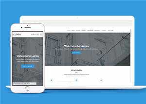 商业技术研发团队响应式网页模板 - 网创智汇