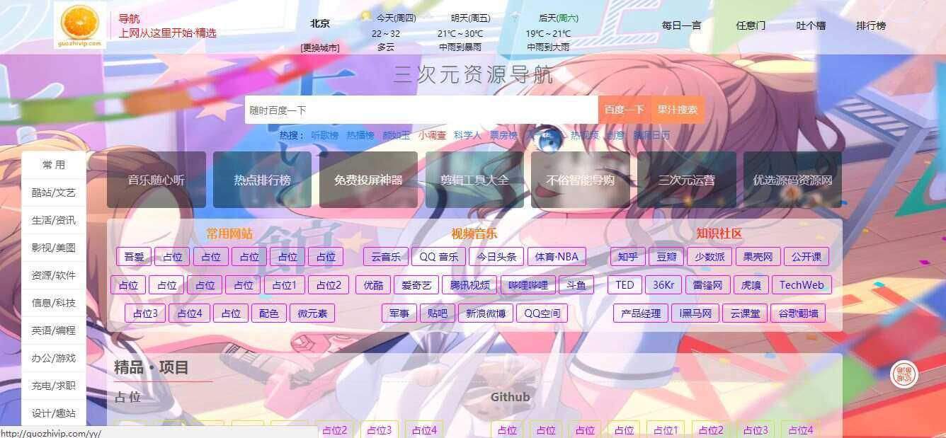 图片[2] - 精美网址导航及热点热搜影视排行榜源码 - 网创智汇