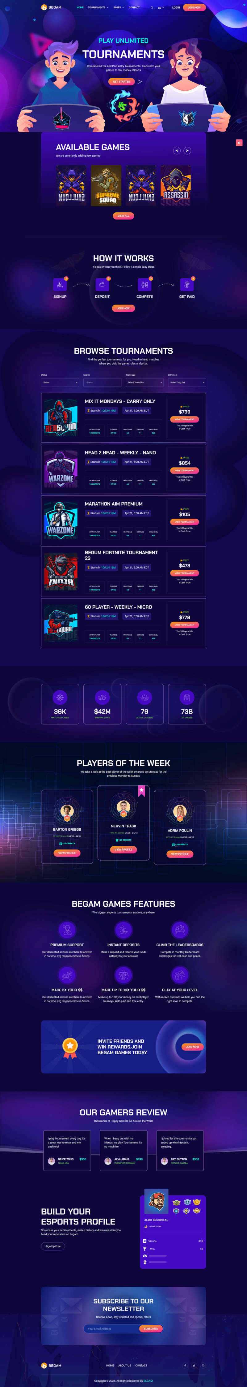 响应式的电子游戏产品销售平台HTML模板 - 网创智汇