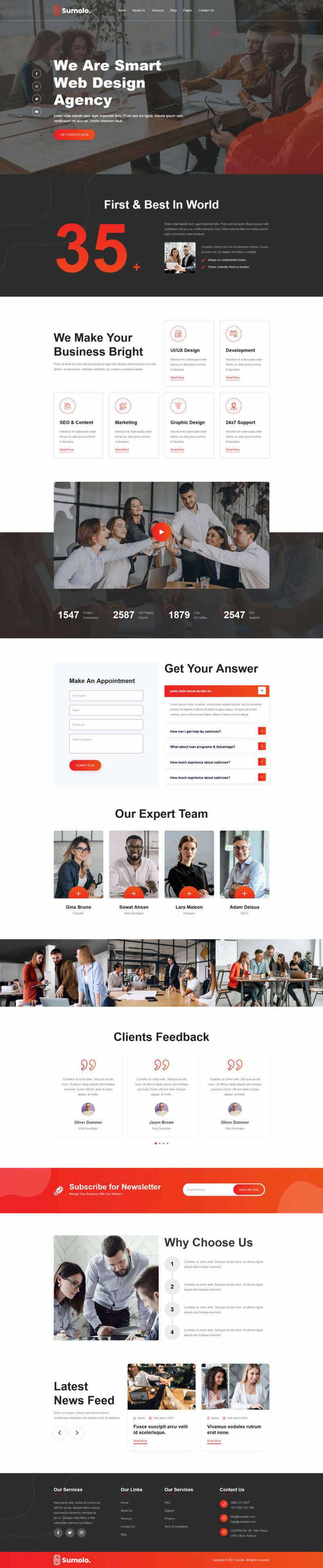 web软件应用开发公司官网html5模板 - 网创智汇