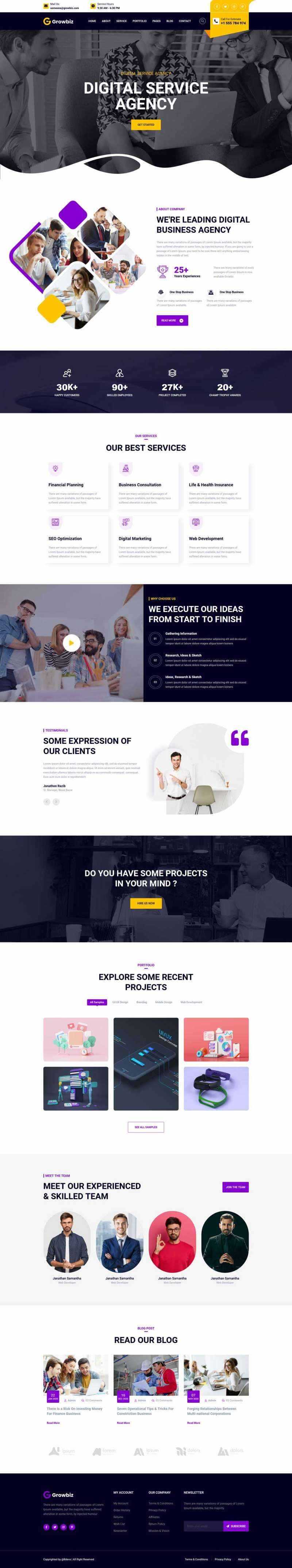 Bootstrap数字软件服务官网HTML5模板 - 网创智汇