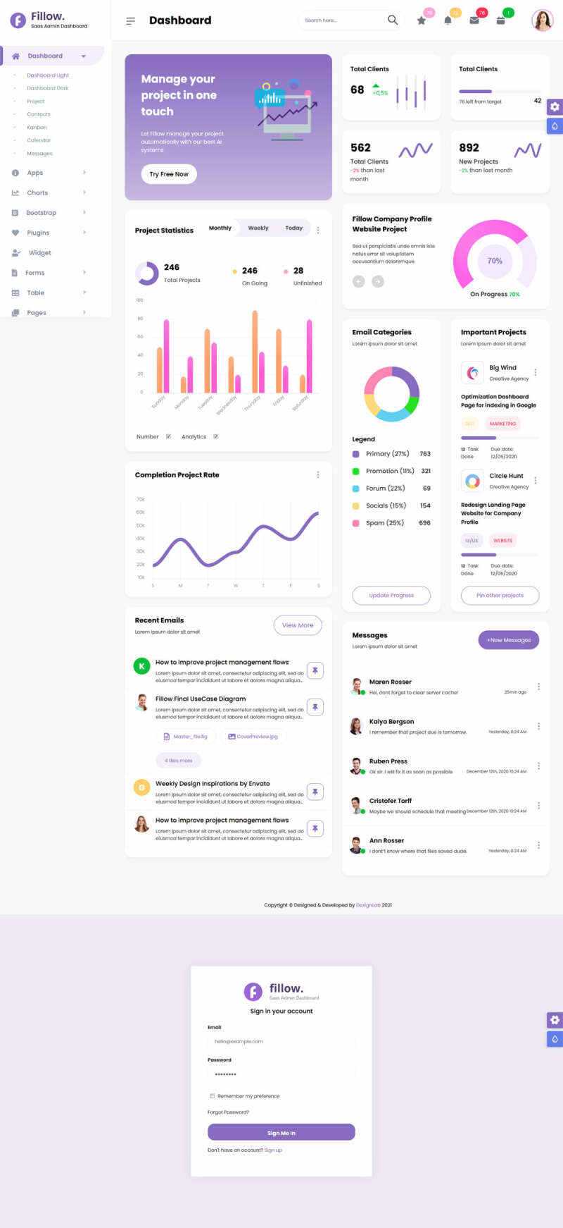 响应式app业务统计后台管理html模板 - 网创智汇