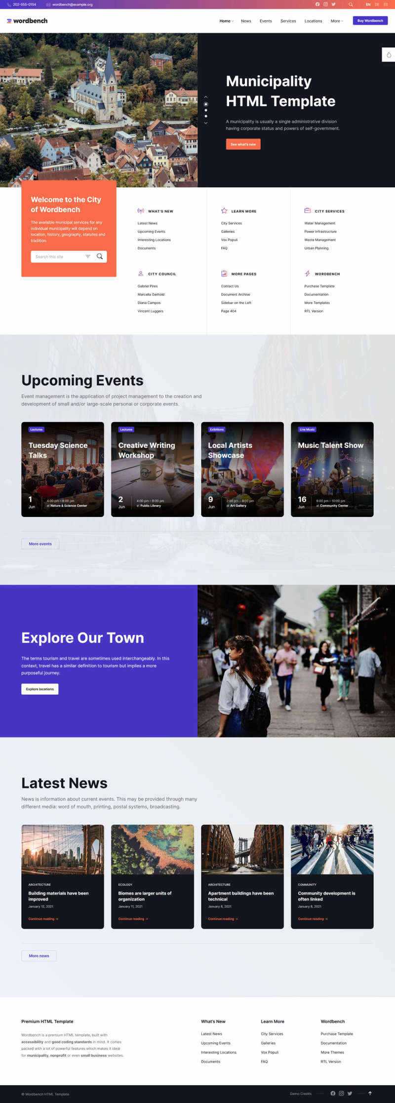 响应式本地生活社区类网页html模板 - 网创智汇