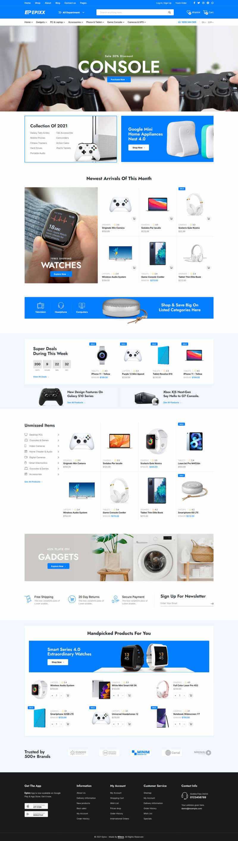 数码产品电子商务HTML响应式模板 - 网创智汇