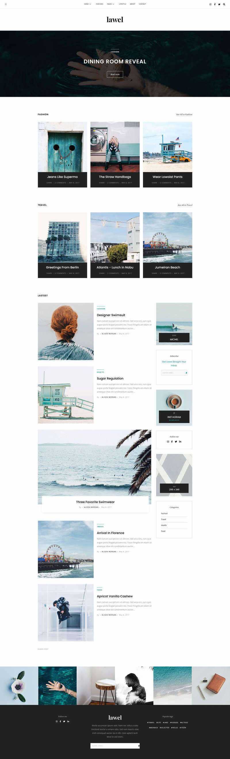 BootStrap5旅游图文相册博客HTML模板 - 网创智汇