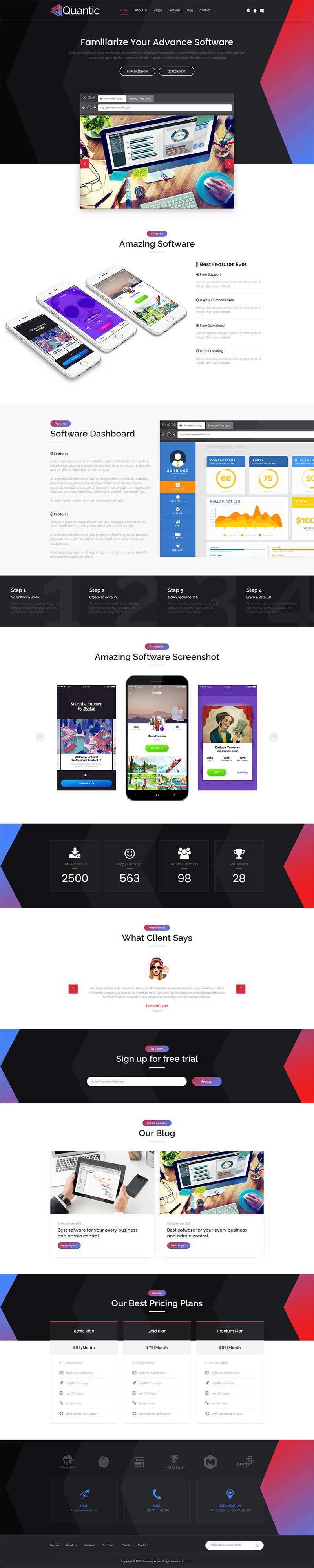 软件开发设计服务公司网站html模板 - 网创智汇