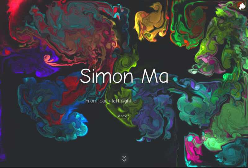 炫彩流光下拉翻页引导页html模板 - 网创智汇