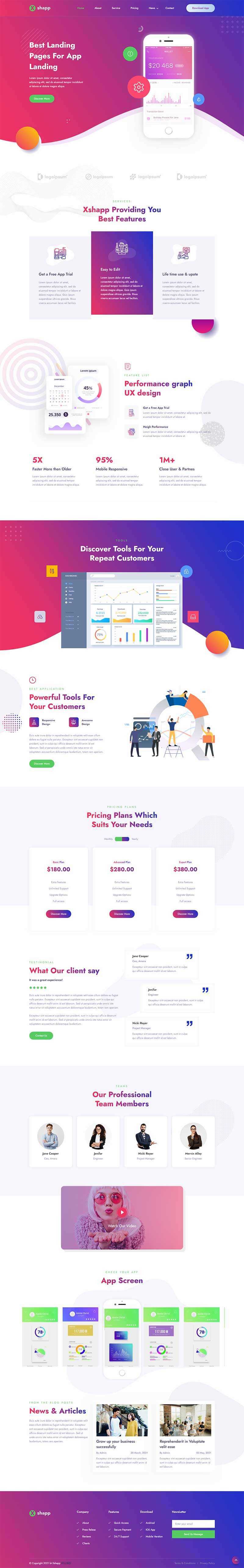 响应式app软件功能介绍官网html模板 - 网创智汇