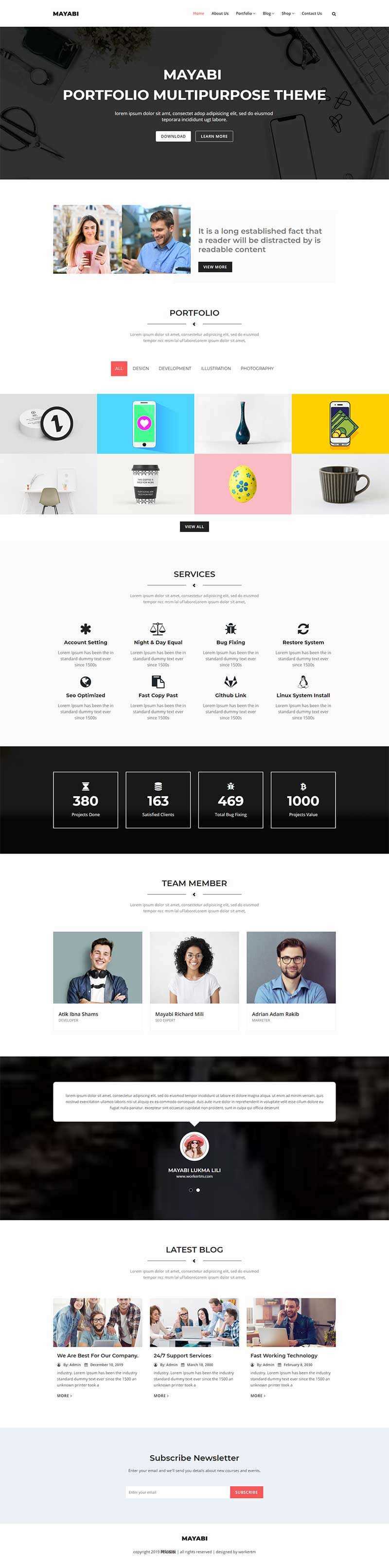 响应式多用途的公司业务展示HTML5模板 - 网创智汇