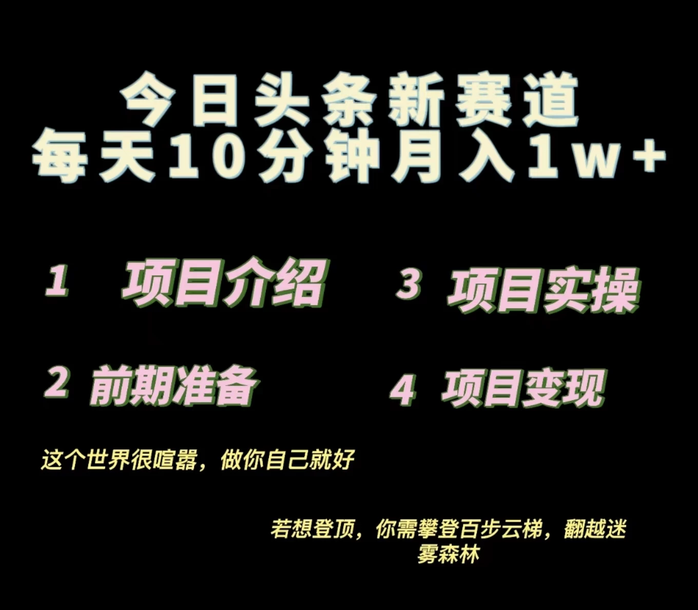 今日头条小赛道，天气领域，每天操作10分钟，月入1w+ - 网创智汇