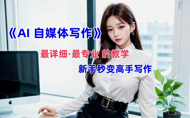 全网最全最细最专业的“AI自媒体写作”教学，新手小白秒变写作高手！ - 网创智汇
