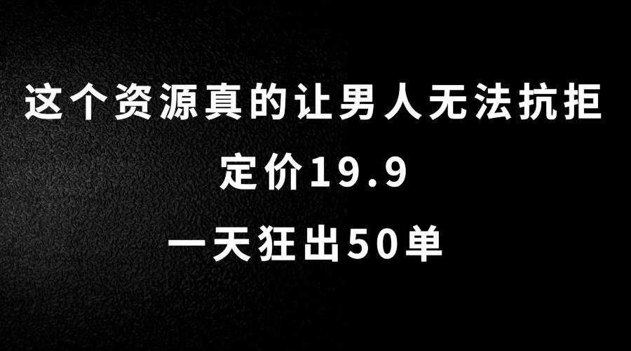 这个资源真的让男人无法抗拒，定价19.9，一天狂出50单，导航语音包变现玩法详细拆解 - 网创智汇
