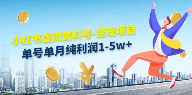 虚拟资料号变现项目，单月单号纯利润1W+，实操玩法分享 - 网创智汇