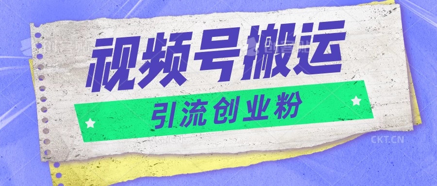 视频号搬运去重，单日引流200+创业粉，日入1000+ - 网创智汇